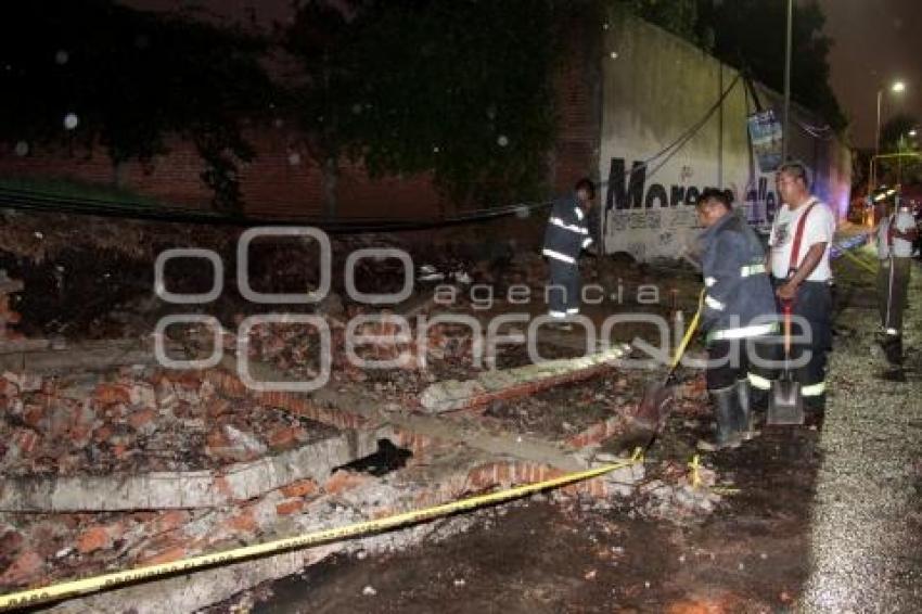 CAE BARDA POR LLUVIAS