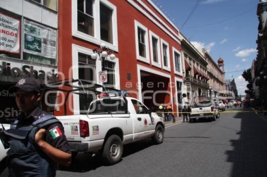 AMENAZA DE BOMBA EN TESORERÍA MUNICIPAL