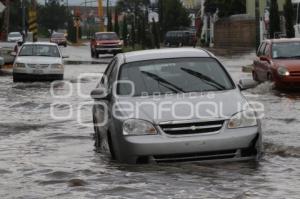 ENCHARCAMIENTOS EN CAMINO REAL A CHOLULA