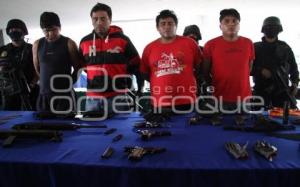 SSPE-DETIENEN A CUATRO SUJETOS CON POSECION DE ARSENAL DE ARMA DE FUEGO.