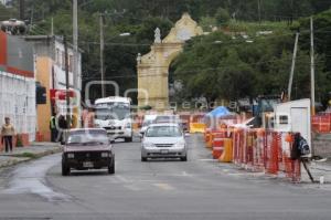 OBRAS EN EL BOULEVARD 5 DE MAYO A LA ALTURA DE LA 4 PONIENTE.