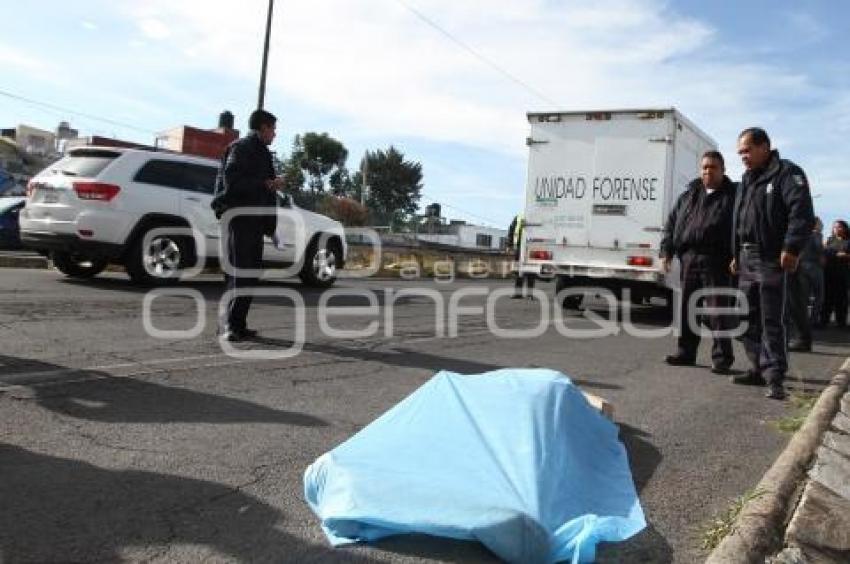 MUERE MUJER ATROPELLADA POR TRANSPORTE PUBLICO