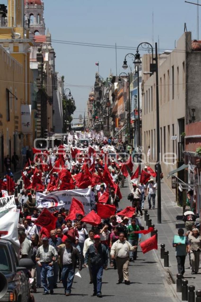 ORGANIZACIONES CAMPESINAS SE MANIFIESTAN