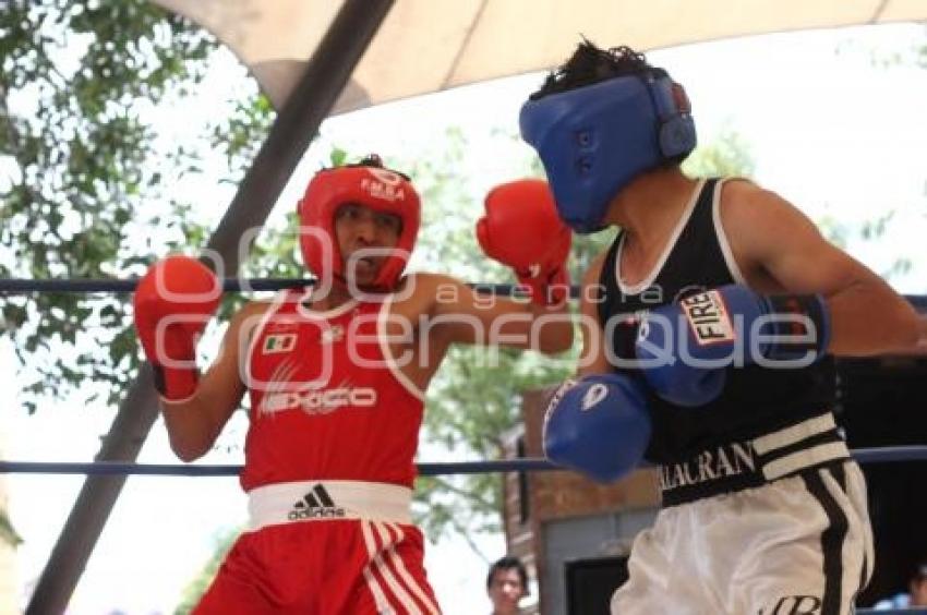 LA SELECCION MEXICANA DE BOX REALIZA TORNEOS DE PREPARACION ANTE LA SELECCION MUNICIPAL DE PUEBLA.