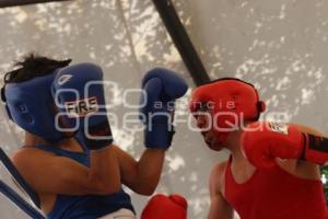 LA SELECCION MEXICANA DE BOX REALIZA TORNEOS DE PREPARACION ANTE LA SELECCION MUNICIPAL DE PUEBLA.