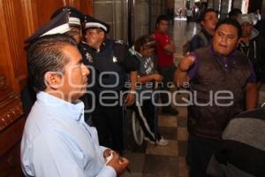 MANIFESTACION DE COMERCIANTES AMBULANTES DE ANTORCHA CAMPESINA