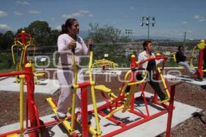 INAUGURAN GIMNASIO AL AIRE LIBRE