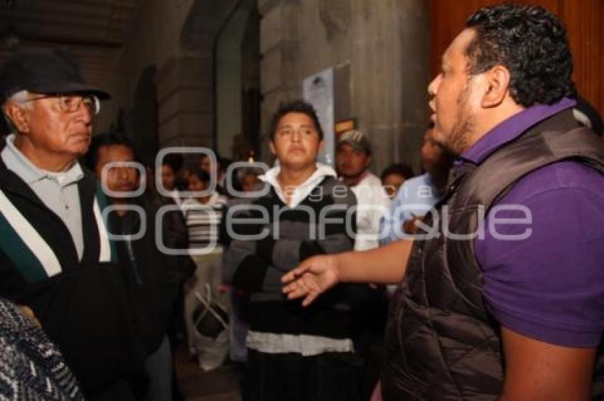 MANIFESTACION DE COMERCIANTES AMBULANTES DE ANTORCHA CAMPESINA