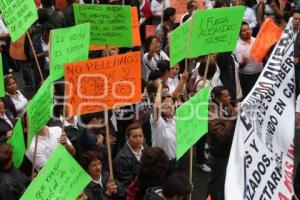 MANIFESTACIÓN DE TRABAJADORES SINDICALIZADOS DEL AYUNTAMIENTO