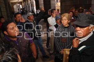 MANIFESTACION DE COMERCIANTES AMBULANTES DE ANTORCHA CAMPESINA