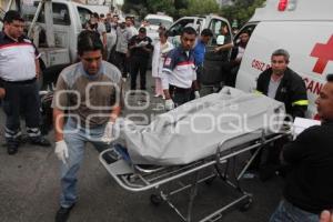 ACCIDENTE . MOTOCICLISTA MUERTO