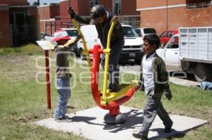 INAUGURAN GIMNASIO AL AIRE LIBRE EN EL SUR.