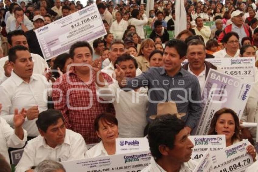 ENTREGA DE RECURSOS PARA COLONIAS