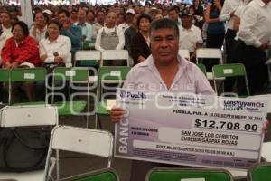 ENTREGA DE RECURSOS PARA COLONIAS