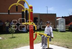 INAUGURAN GIMNASIO AL AIRE LIBRE EN EL SUR.