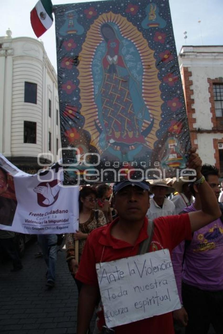 CARAVANA POR LA PAZ EN PUEBLA