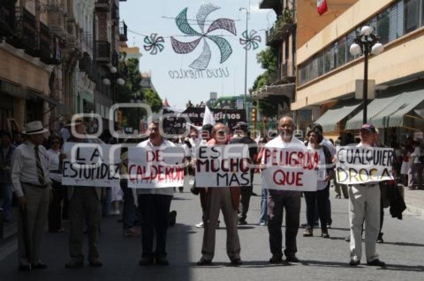 CARAVANA POR LA PAZ EN PUEBLA