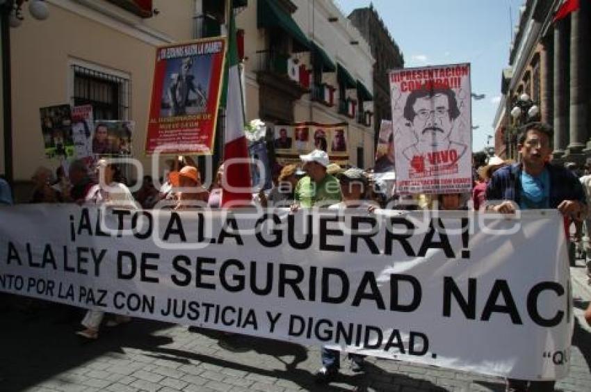 CARAVANA POR LA PAZ EN PUEBLA