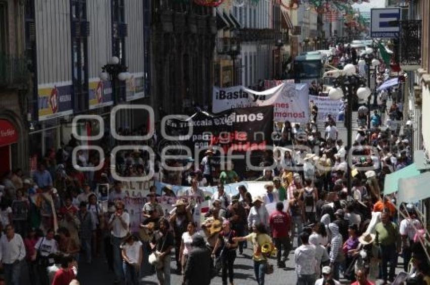 CARAVANA POR LA PAZ EN PUEBLA