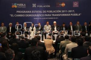 PRESENTAN PROGRAMA ESTATAL DE POBLACIÓN