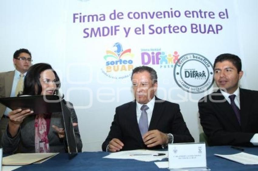 CONVENIO  SORTEO BUAP DIF MUNICIPAL