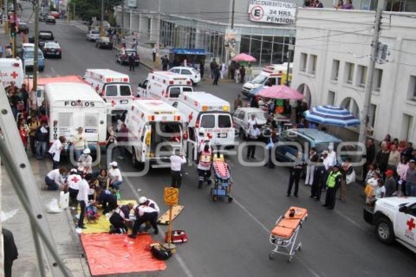 SIMULACRO DE AMENAZA DE BOMBA EN OFICINAS DEL IMSS