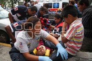 VOLCADURA DE CAMIONETA DEJA OCHO LESIONADOS