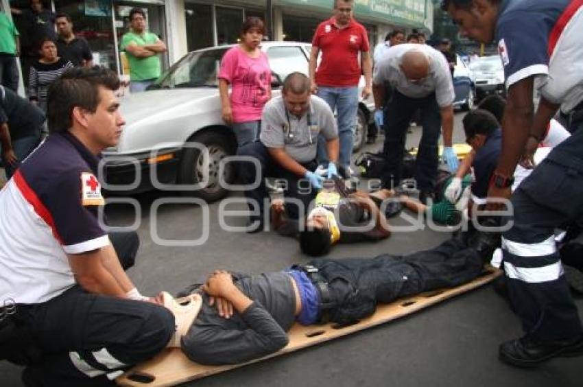 VOLCADURA DE CAMIONETA DEJA OCHO LESIONADOS