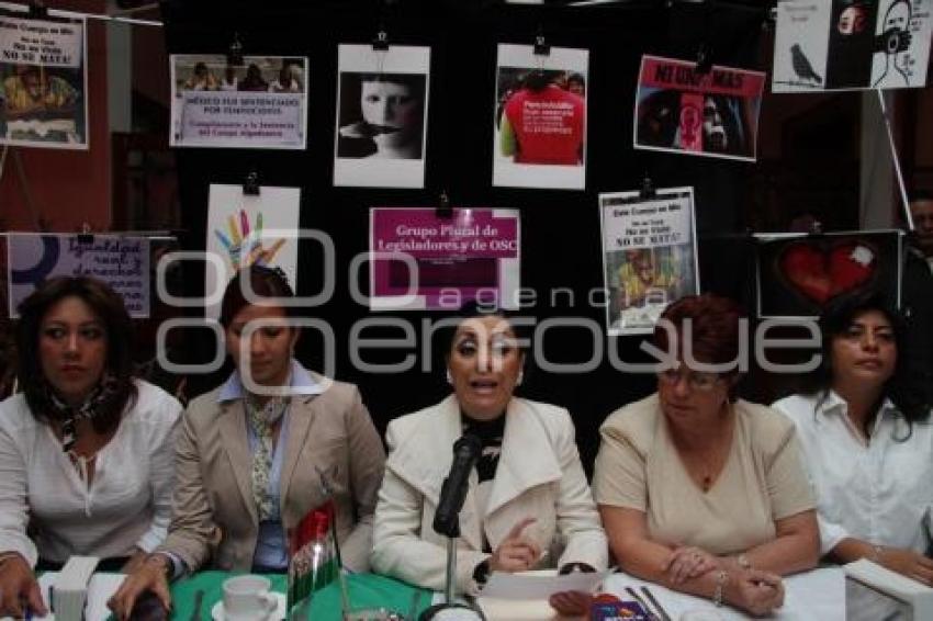 POLÍTICAS PRESENTARÁN PROPUESTA CONTRA FEMINICIDIO