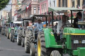 MANIFESTACIÓN DE CAMPESINOS Y COMERCIANTES