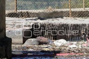 ENCUENTRAN CUERPO HUMANO EN LAS COMPUERTAS DE SANTA CLARA OCOYUCAN