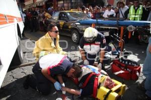 ATROPELLAN A MUJER EN LA 7 NORTE Y 12 PONIENTE