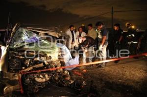 MUERE HOMBRE PRENSADO EN SAN LORENZO ALMECATLA