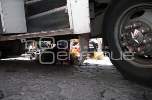 ATROPELLAN A MUJER EN LA 7 NORTE Y 12 PONIENTE