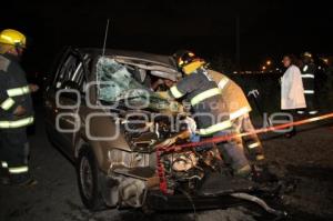 MUERE HOMBRE PRENSADO EN SAN LORENZO ALMECATLA