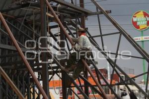 OBRAS EN EL VIADUCTO IGNACIO ZARAGOZA