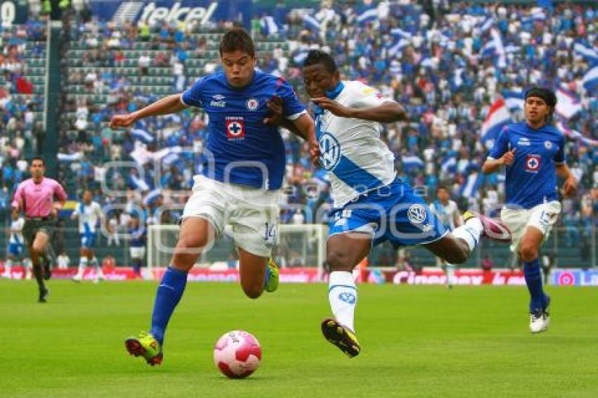 FUTBOL . CRUZ AZUL VS PUEBLA FC