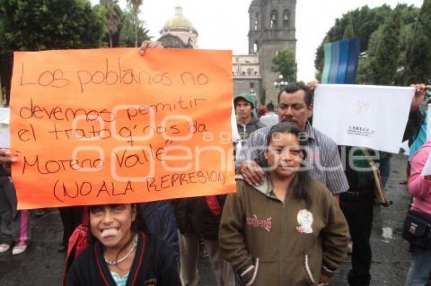 MANIFESTACION COORDINACION NACIONAL DE ORGANIZACIONES URBANAS Y CAMPESINAS