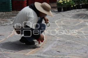 DÍA DE MUERTOS . ALFOMBRA MONUMENTAL