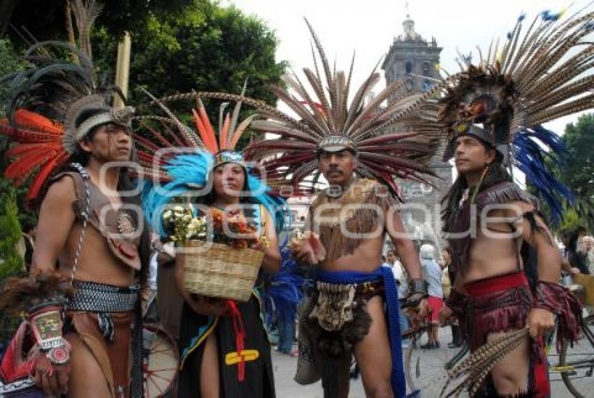 DÍA DE LA RAZA CELEBRADA CON DANZA