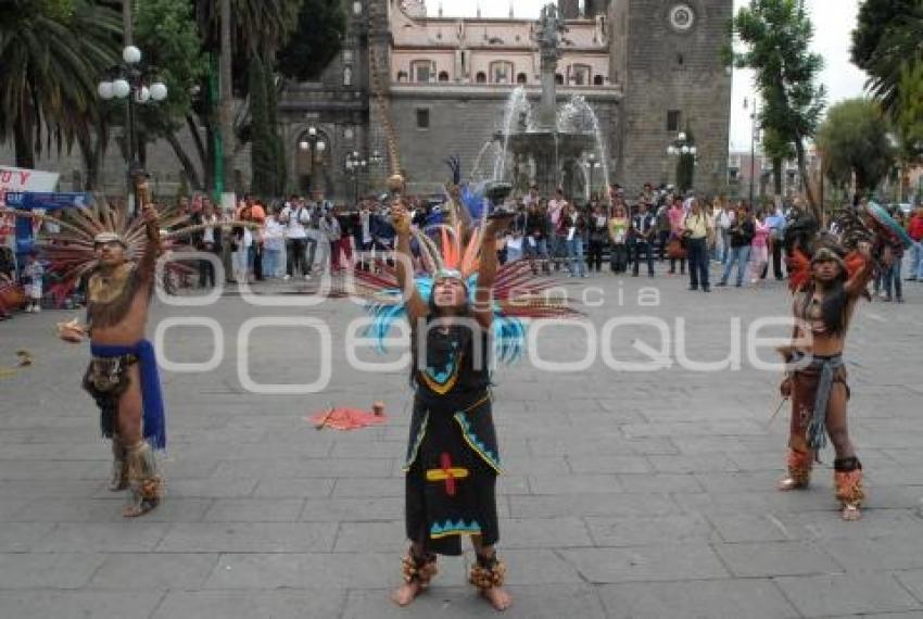 DÍA DE LA RAZA CELEBRADA CON DANZA