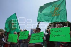 MANIFESTACIÓN DE LA UNTA FRENTE A LA PGJ