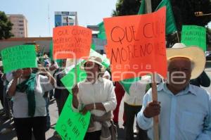 MANIFESTACIÓN DE LA UNTA FRENTE A LA PGJ