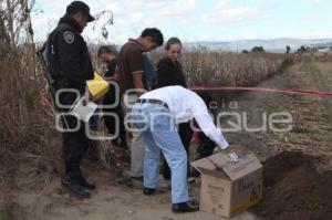 ENCUENTRAN RESTOS HUMANOS EN HUEJOTZINGO