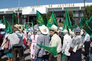 MANIFESTACIÓN DE LA UNTA FRENTE A LA PGJ