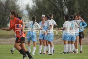 FUTBOL FEMENIL . PUEBLA FC VS ANGELES