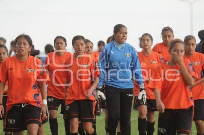 FUTBOL FEMENIL . PUEBLA FC VS ANGELES