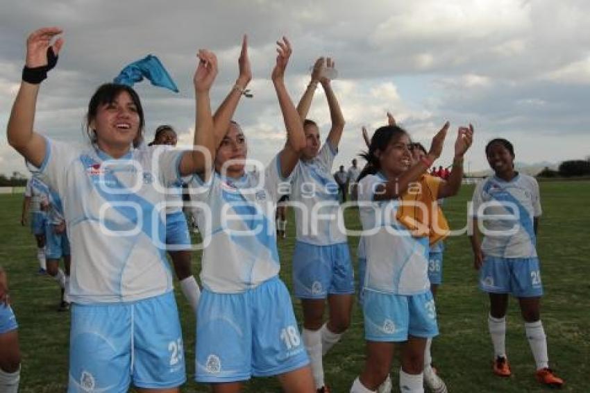 FUTBOL FEMENIL . PUEBLA FC VS ANGELES