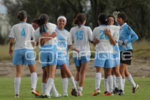 FUTBOL FEMENIL . PUEBLA FC VS ANGELES