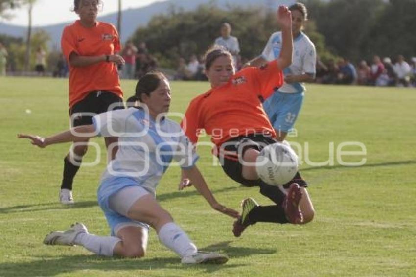 FUTBOL FEMENIL . PUEBLA FC VS ANGELES